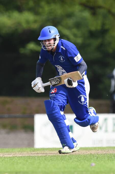 QUICK RUN: Golden Point captain Josh White is looking forward to two-day cricket and hungry to get back on the winner's list.