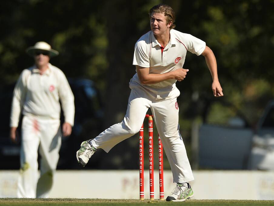ON THE RISE: Wendouree's Tom Le Lievre has been a big improver across the early stages of the season, the youngster establishing himself as a genuine all-rounder.