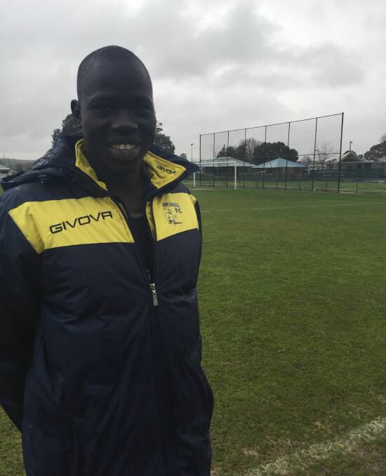 100-GAMER: Sebastopol Viking Kuanyjal Tuany will play his 100th game for the club this weekend on a pitch he has scored many a goal at - St Georges Reserve.