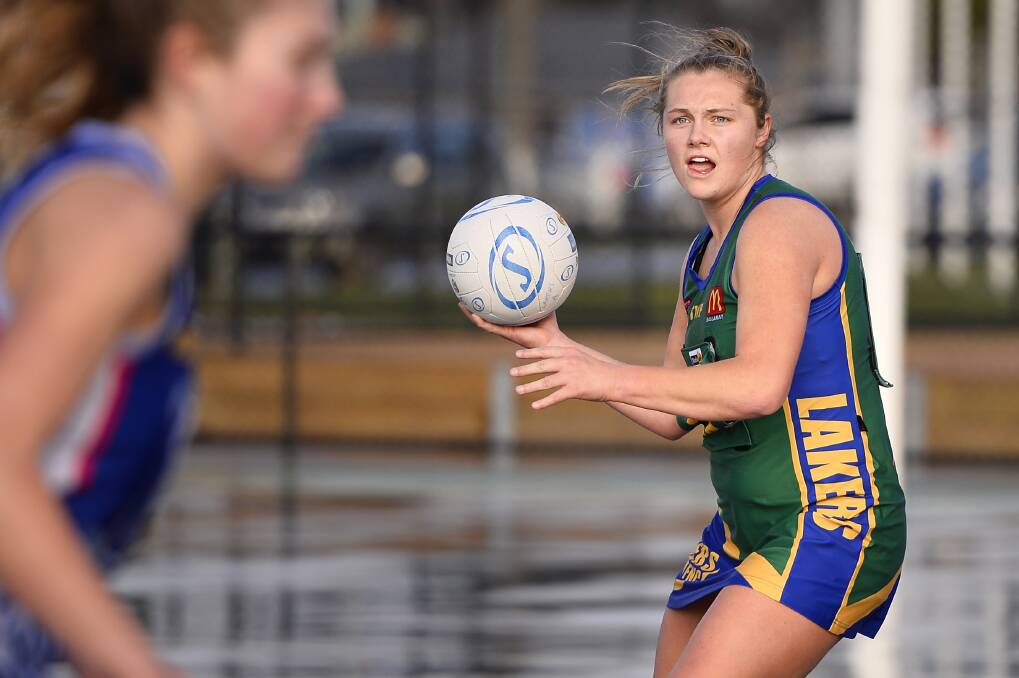 CAN THEY DO IT AGAIN?: Lake Wendoure, Ella Bibby pictured, will be hoping to cause a huge upset over Sunbury, just as it did in the final round.