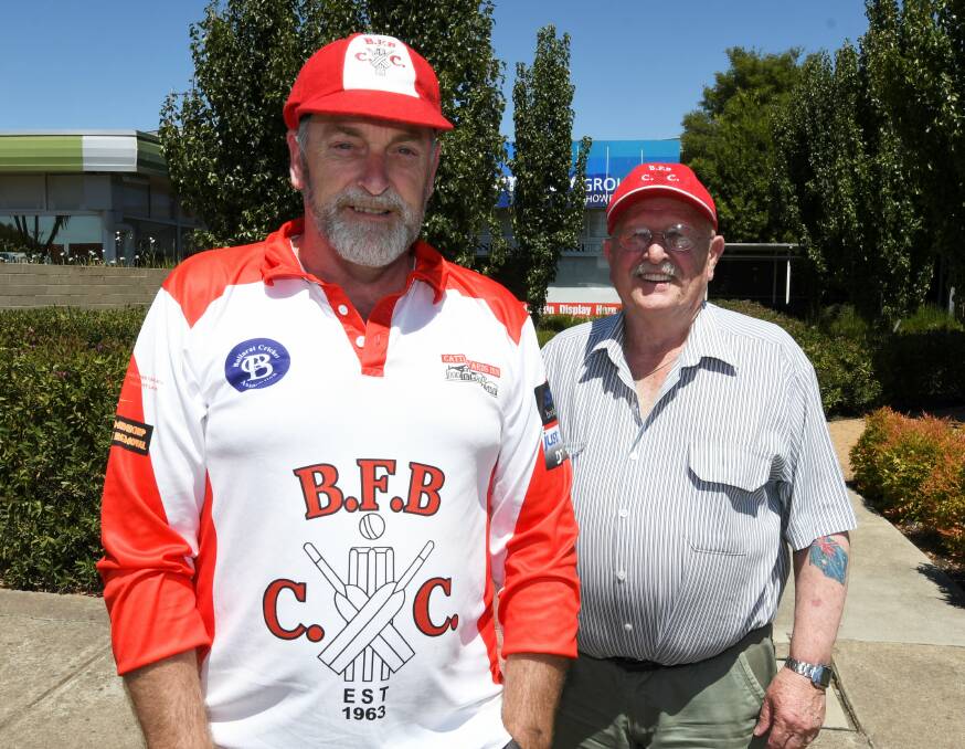 EXPERIENCED CAMPAIGNER: Brett Aspland (left) will break Ballarat Fire Brigade's games record on Saturday, overtaking John Rinaldi (right). Picture: Lachlan Bence