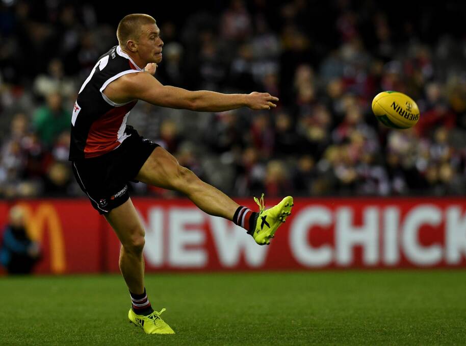 SIGNED ON: St Kilda's Seb Ross has inked a new deal. Picture: Tracey Nearmy