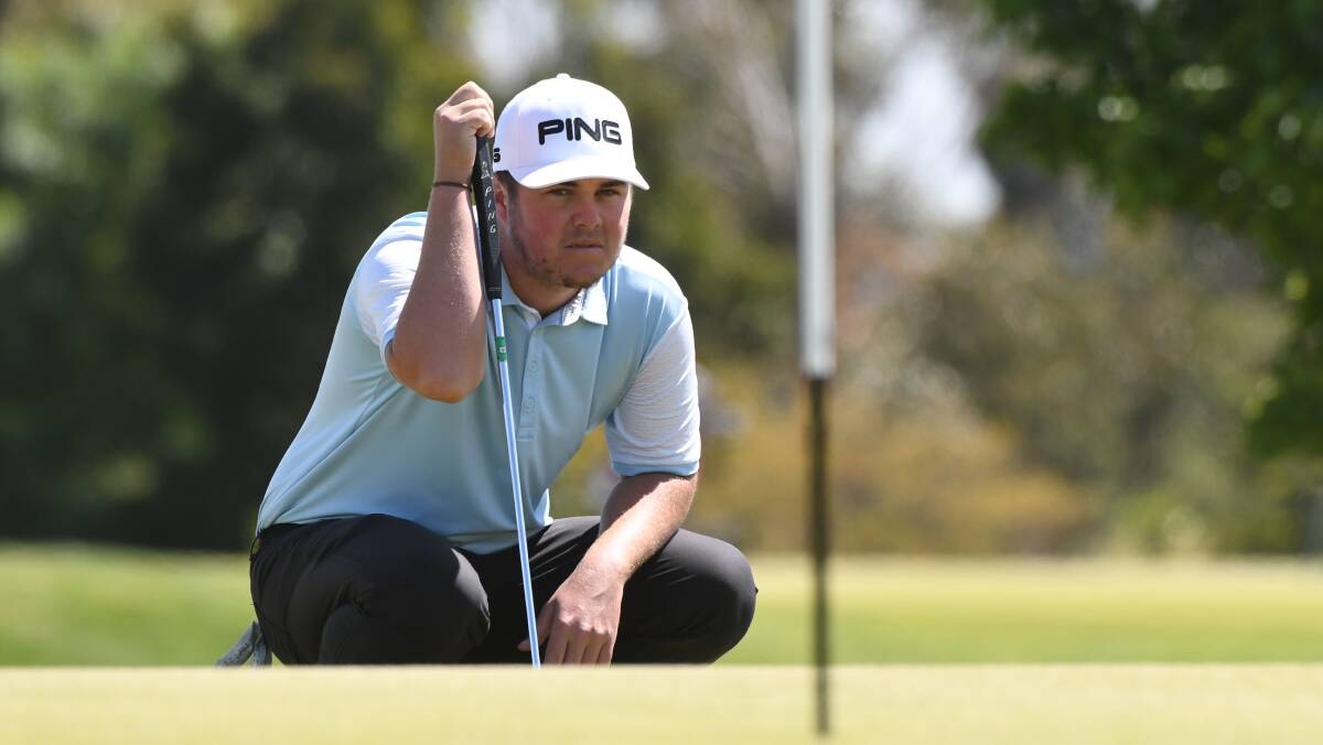 RUNNING HOT: Frazer Droop will return to Ballarat for next week's PGA National Futures Championship, looking to defend his title. Picture: Kate Healy