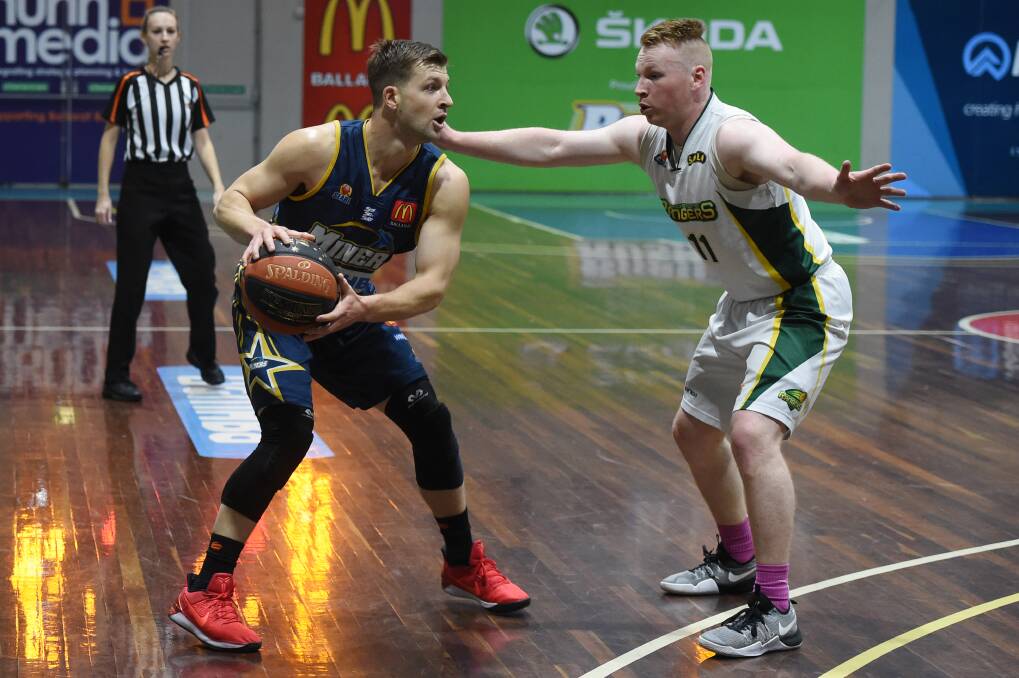 PRIME MOVER: Ballarat Miner Ash Constable was a key contributor in the Miners' 13-point win over SEABL top two outfit Dandenong.