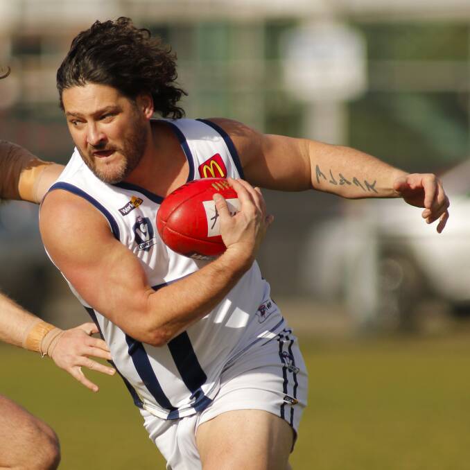 MARQUEE MAN: Melton South playing-assistant coach Brendan Fevola.