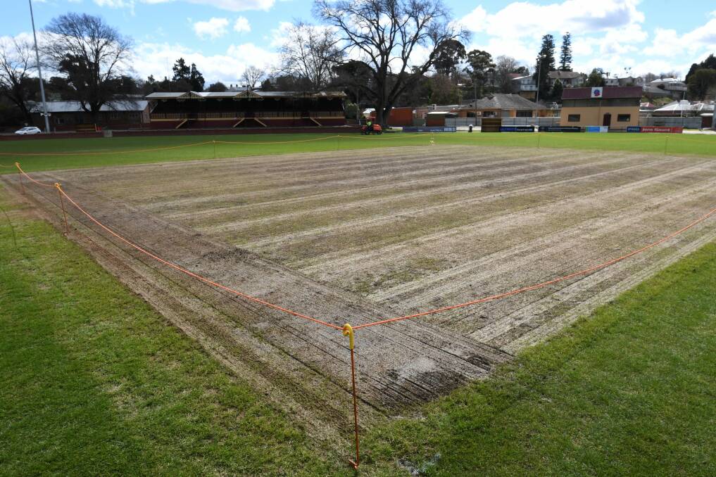 UNDER WAY: Works on Eastern Oval are on track for the BCA's round one.