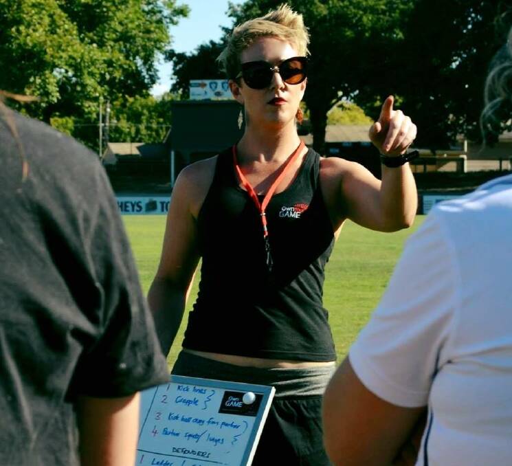 NEW GROUND: Mel Sands is now at the helm of Lake Wendouree's women's football team, making her the first female coach in the region. Picture: Supplied