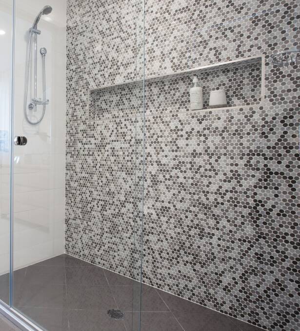 Storage: Build into the walls of your bathroom if need be, and try building shelving into your shower wall, next to your bath or above the vanity.