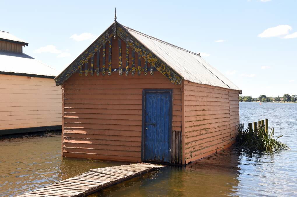 Beyond repair: The No.21 boatshed is so badly water-damaged it needs to be demolished, an engineer's report has found. Picture: Kate Healy