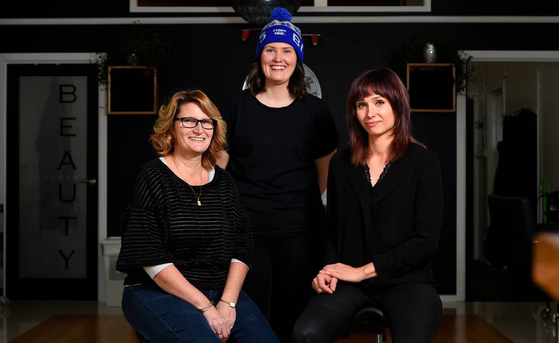 Debbie Mercer, Kathryn Brown and Belinda Hedji are excited for the MND fundraiser on June 29. Picture: Adam Trafford