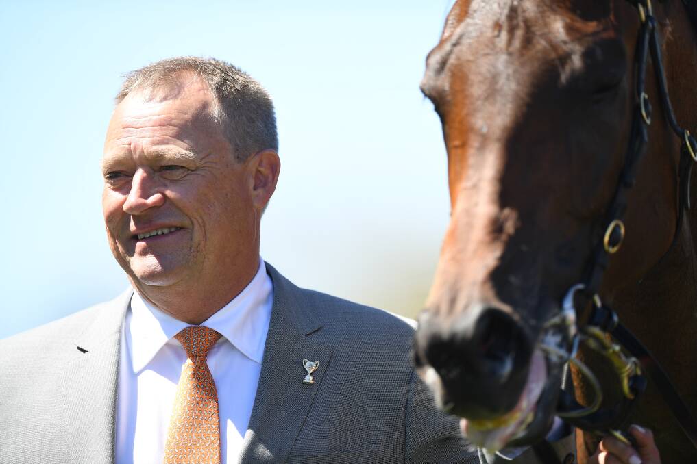 Trainer Tony McEvoy is making the move to Ballarat. Picture: Julian Smith of AAP
