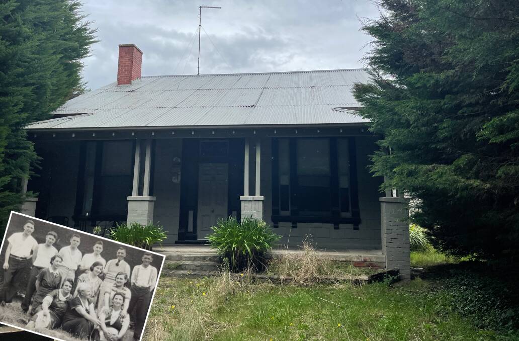 Threatened: Victory, a historic home in Geelong Road. (Inset) Margaret 'Nana' Chung and her children.