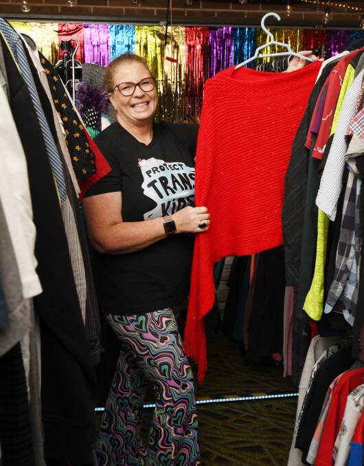 Renea Johnson in her clothes swap shop which has tripled in size since first opening a year ago. Picture by Kate Healy