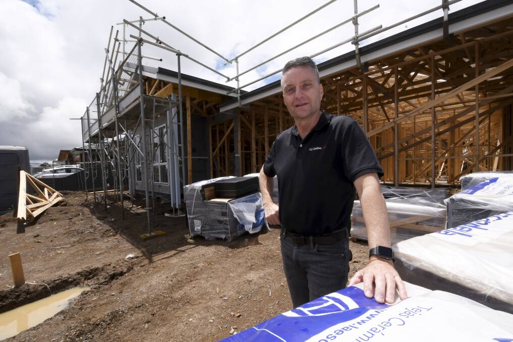 Rob McMaster, a director at the Ballarat franchise of G.J. Gardner Homes. Picture: Lachlan Bence