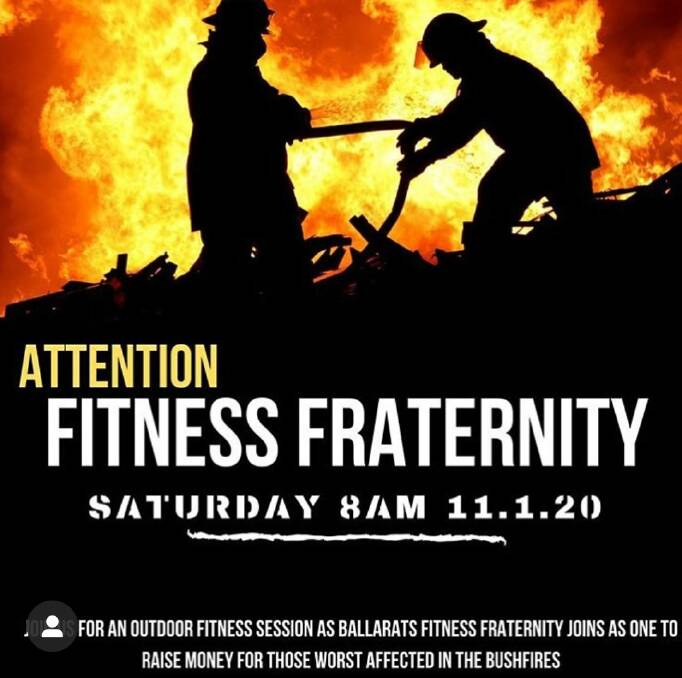 Huge outdoor fitness event at Eastern Oval to help Victoria's bushfire victims