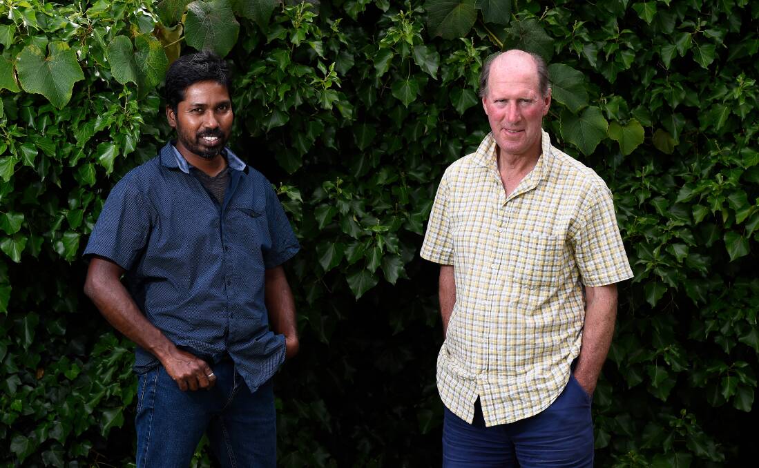 Neil Para and Jonathan Halls are excited for the new Harvest Festival Australia, which gives thanks to nature, the sun and farmers. Picture: Adam Trafford
