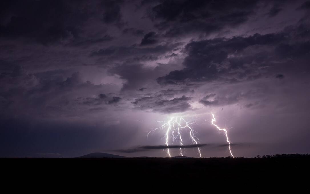 LIGHTING UP: Severe storms lashed the region over the weekend and eagle eyed photographers were out and about catching the light show. Picture: Donna Crebbin