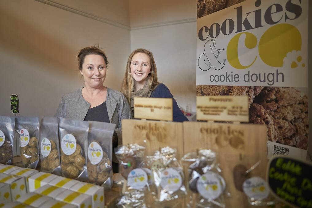 Danielle Gleeson and Milla Gleeson, of Cookies and Co, at the Design Exchange in September.