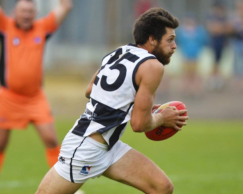 LATE INCLUSION: Clunes player Jesse Baird has been given a late call-up to the Central Highlands side that will take on Riddell District on Saturday.