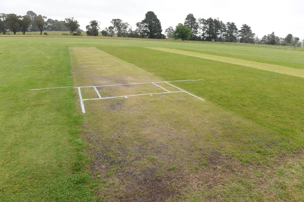 The Napoleons pitch on Saturday.