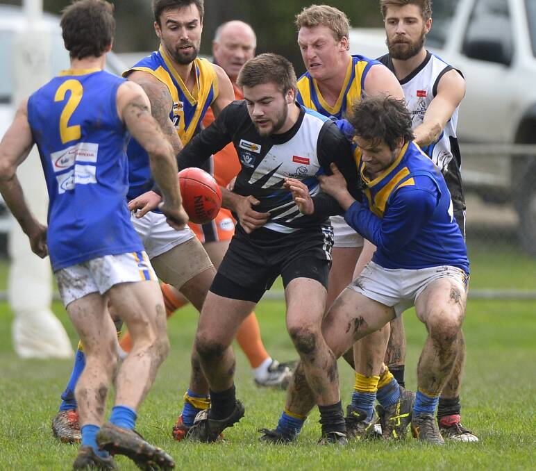 NEW HOME?: Jackson Cranny and his Smythesdale teammates might be playing in the Maryborough Castlemaine District Football League next year.
