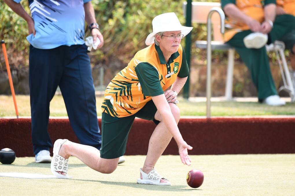FOCUS: Buninyong player Patti McGregor is pictured in action during the round 12 clash which saw her side prevail 90-47 at home.