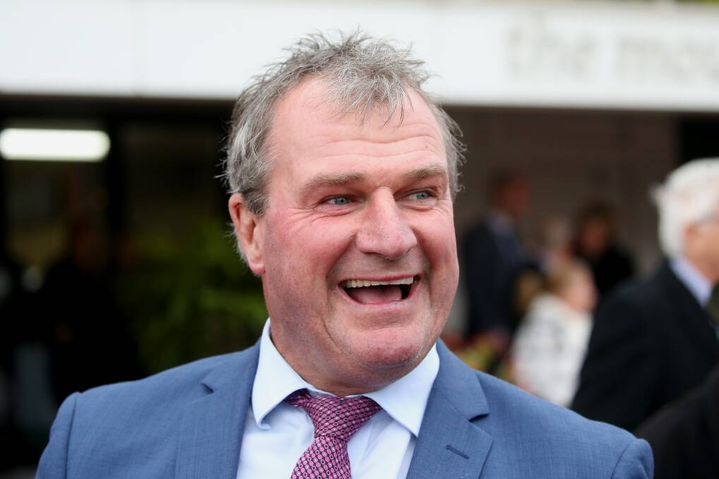 ALL SMILES: Darren Weir had a remarkable 2016-17 season, which included 449 winners throughout Australia. He won eight races at group 1 level.