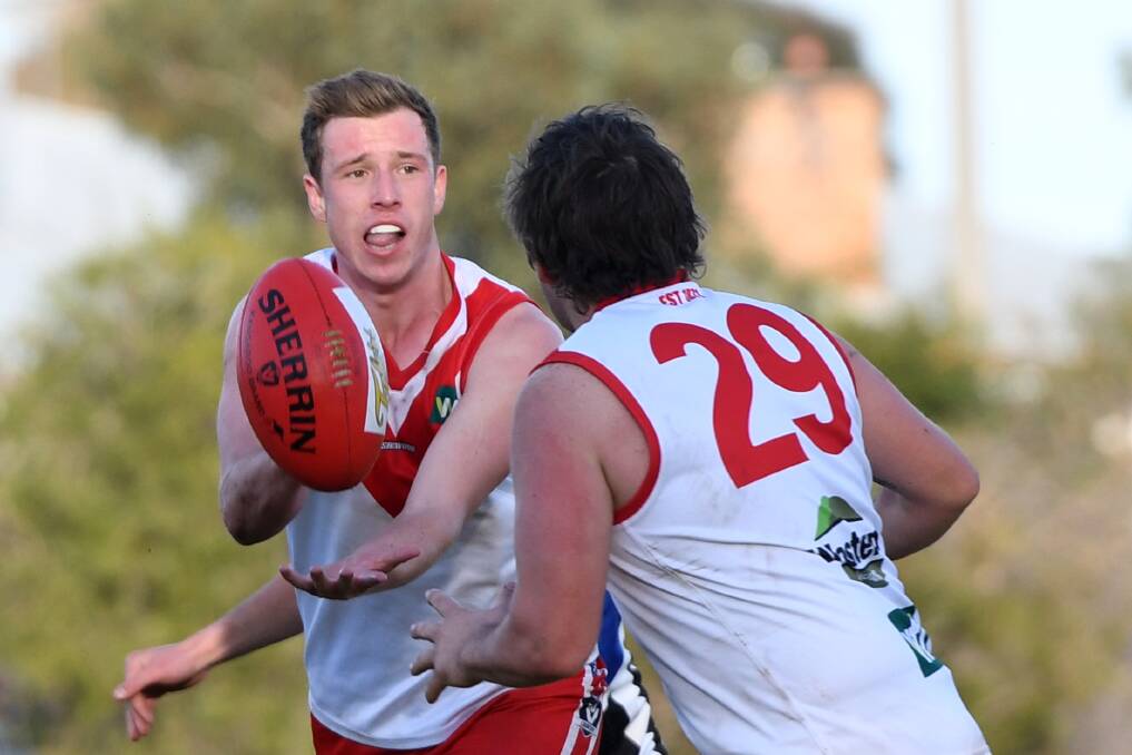 NEW ARRIVAL: Former Ararat player James Laidlaw is set to add to the Learmonth midfield depth in season 2020. Picture: Ararat Advertiser.