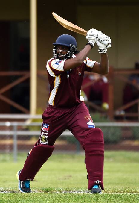 IN FORM: Brown Hill's Sri Lankan import Imesh Udayanga opened the season with a score of 66 and took a wicket in the side's loss to Mt Clear.