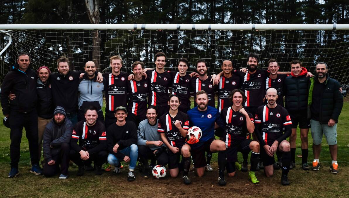 The Daylesford-Hepburn United side after Sunday's win.