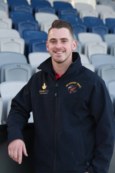 VICE CAPTAIN: Alex Petrie is one of the leaders within the playing group at Beaufort and will shoot for premiership glory with the Crows on Saturday. Picture: Kate Healy.
