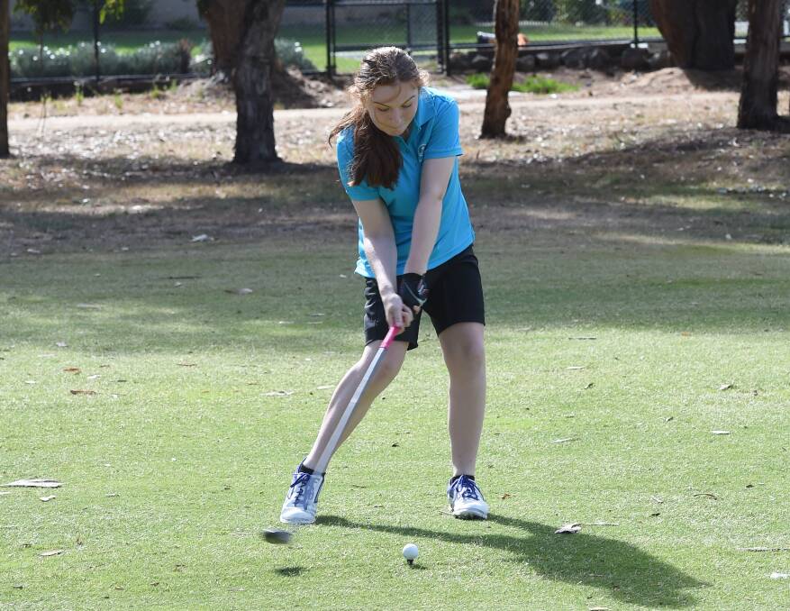 WINNER: Alicia Todd took out the nine-hole event for girls on Monday at Midlands, backing up her win from Buninyong last Wednesday.