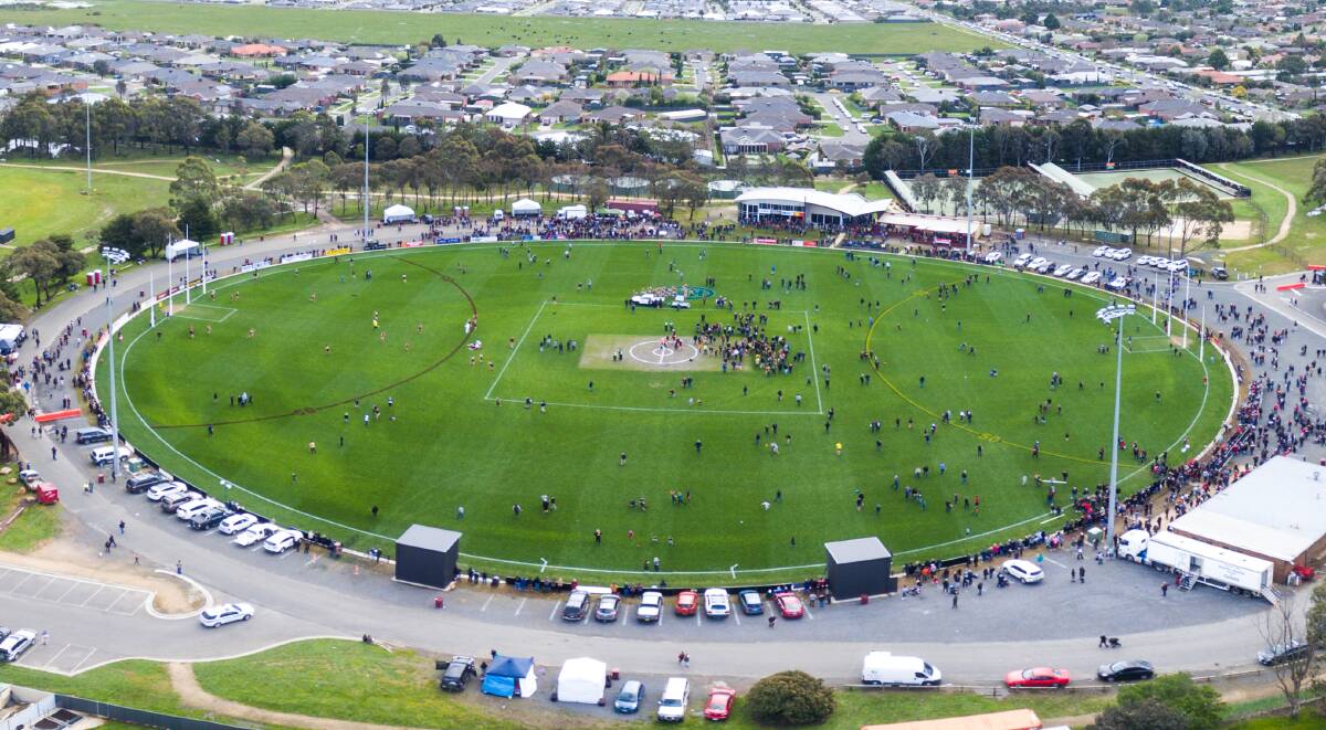 IMPRESSIVE: Alfredton Recreation Reserve will host a round two TAC Cup clash next year. Picture: Skyline Drone Imaging.