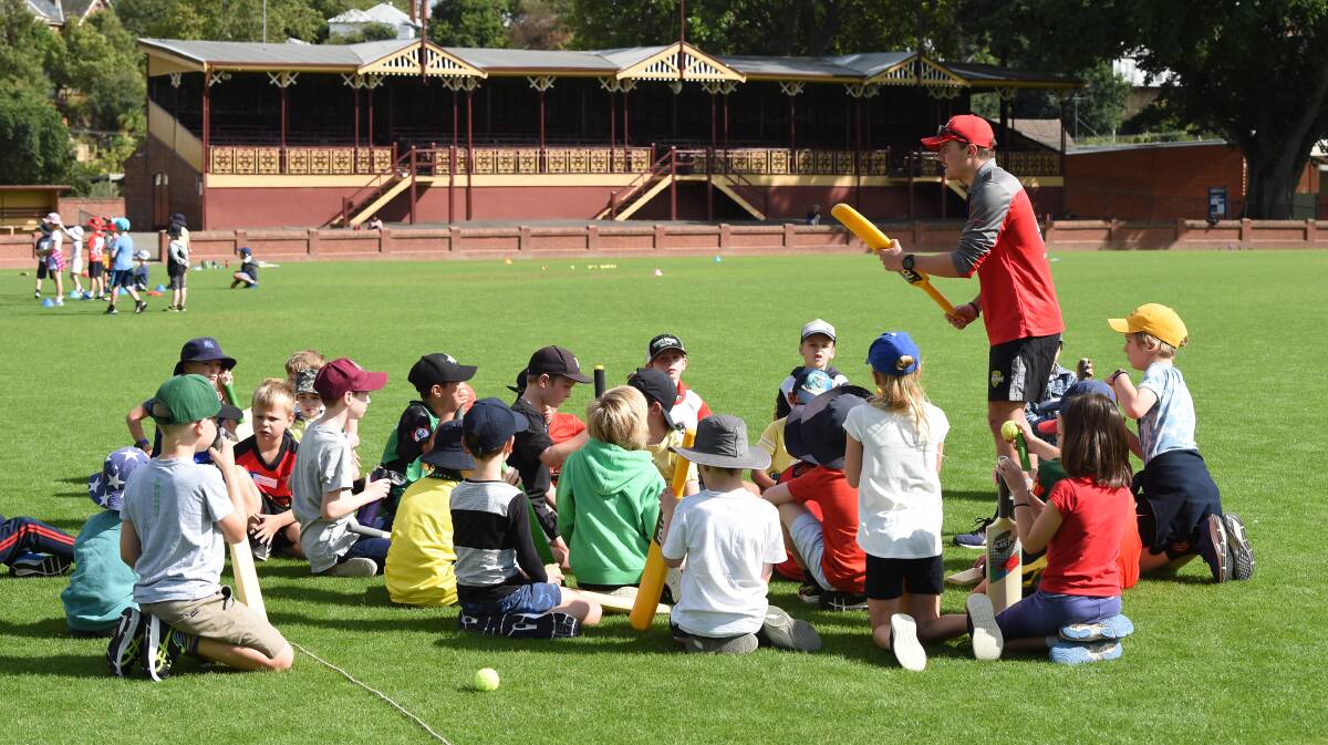 GOOD NUMBERS: Lots of youngsters in the local Central Highlands region had been giving cricket a go last season.