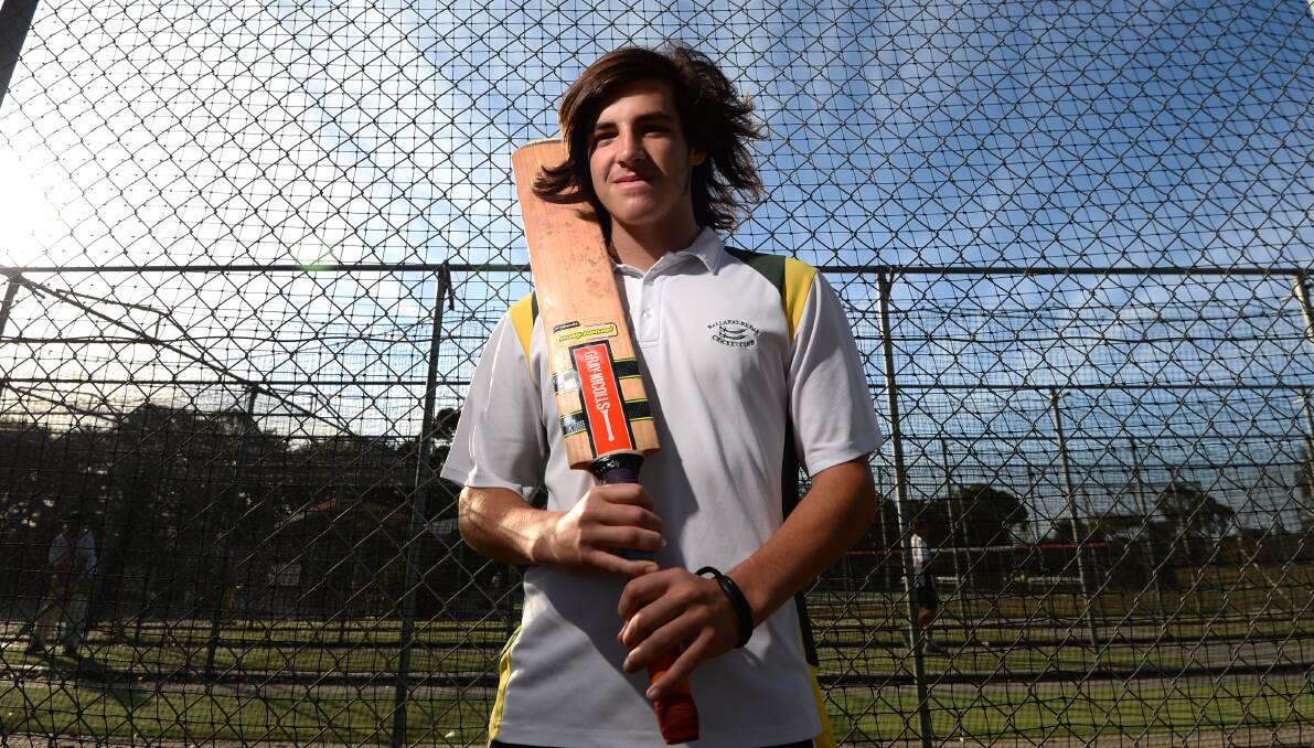 SET TO GO: Zac Jenkins is gearing up for Sunday's under-18 final at the MCG, with Central Highlands to take on South East Bayside Breakers.