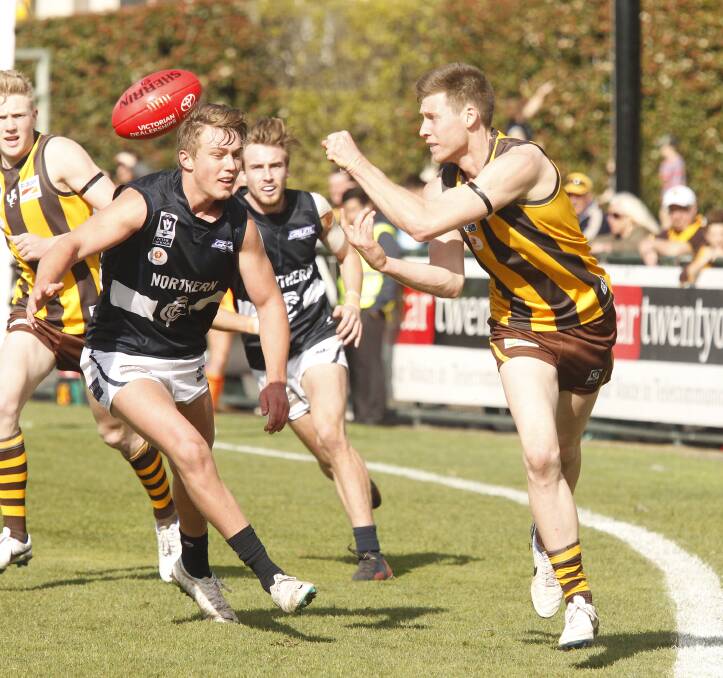MOVING ON: Dallas Willsmore, pictured playing for the Box Hill Hawks, has been told he won't be offered a contract with Hawthorn for season 2019.