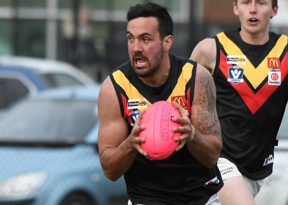 CENTRE OF ATTENTION: Trent Angwin is looking to leave Bacchus Marsh and play for Darley next season.