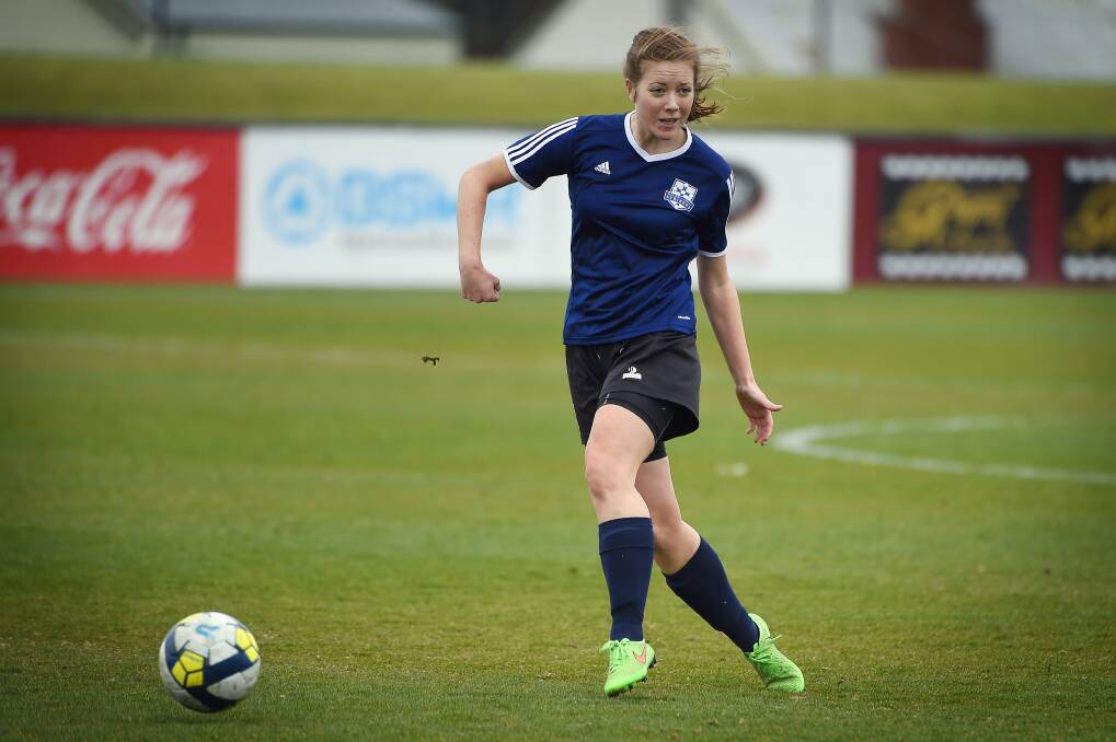 STRIKER: Alyson Pym has been named as one of two players up front for the Strikers on Sunday.
