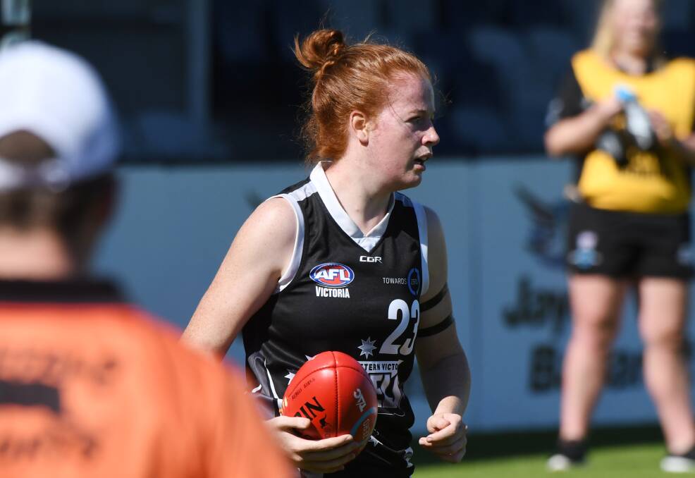 BACK AGAIN: Sophie Molan, from Lake Wendouree, is one of the 18 players that were part of the Rebels squad last season.