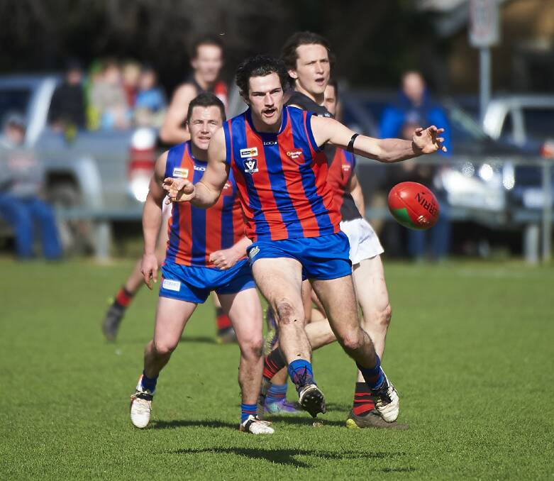 IMPORTANT: Jacob Brown kicked two goals to help Hepburn to a 15-point preliminary final victory over Buninyong at Learmonth.