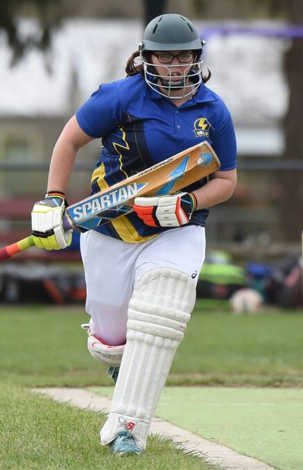 BIG DAY: Emily Sculley made an unbeaten 94 in the victory.