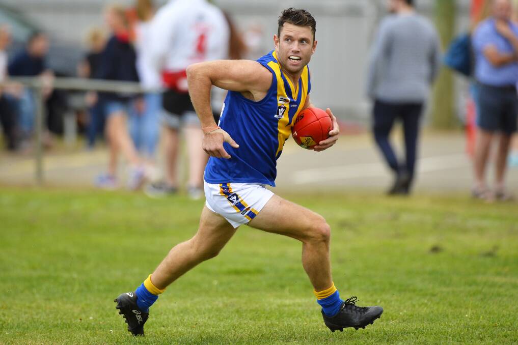 MILESTONE MAN: Matt Jackson will play his 100th open age game for Learmonth in round one.