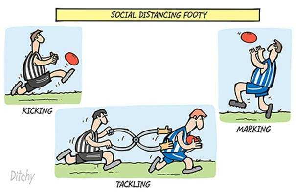 Hands off! Strict rules in place for footy training
