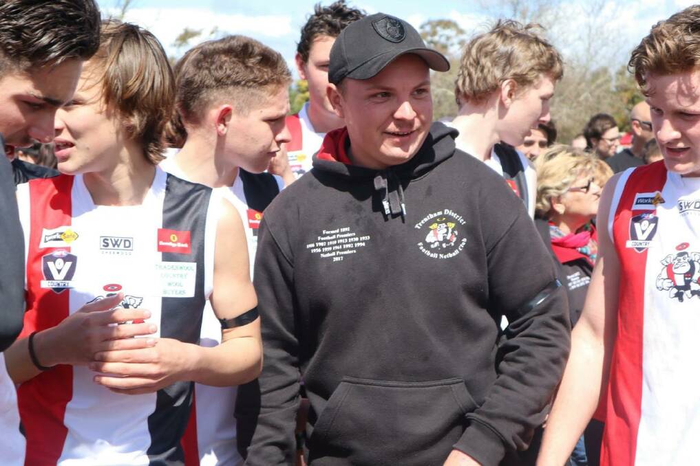 SUCCESSFUL: Daniel Lendrec has led Trentham to the past two under-17.5 premierships in the Maryborough Castlemaine District league. Picture: Livia Burke.