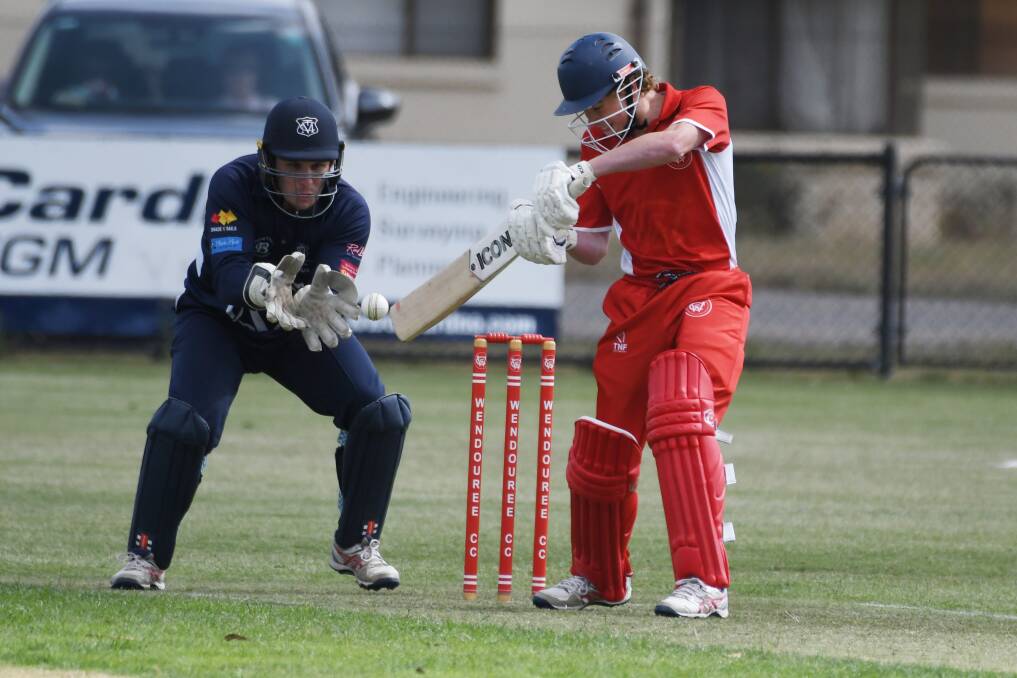 ON THE RISE: Wendouree youngster Tristan Maple has been picked in a Cricket Victoria talent squad for under-17 players.
