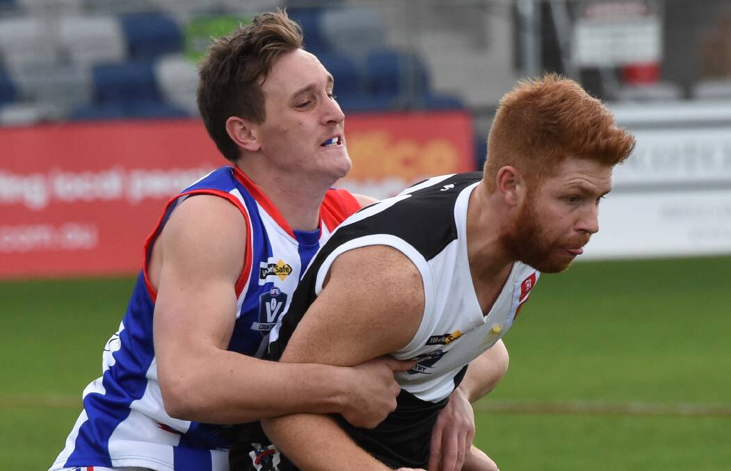 GOOD PICK-UP: James Vanderkley, pictured playing with North Ballarat City back in 2017, is a promising recruit for Beaufort in the Central Highlands Football League.