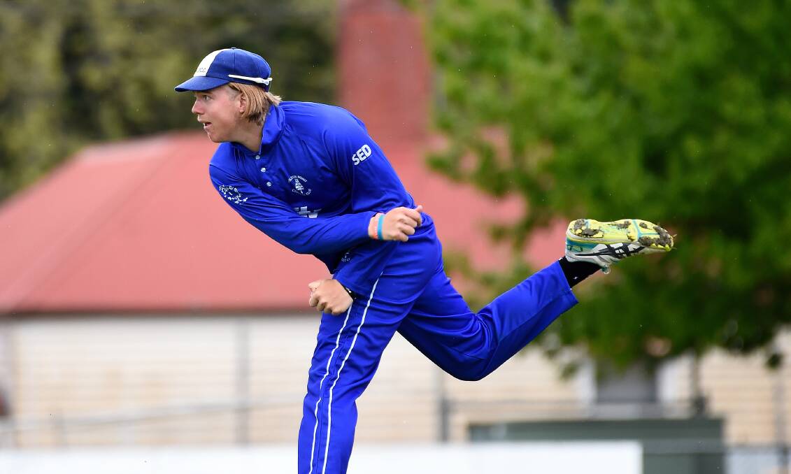 RISING STAR: Golden Point young gun Josh Pegg has been picked in a special Cricket Victoria squad for under-19 players.