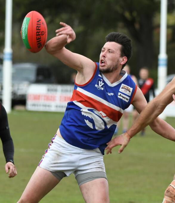 CASE TO ANSWER: Daylesford's Sam Winnard will front the tribunal on Tuesday after he was reported during Saturday's senior clash against Waubra.