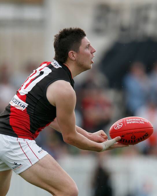 HOME TOWN HERO: Essendon VFL captain Nick O'Brien will play for Carngham-Linton on Saturday.