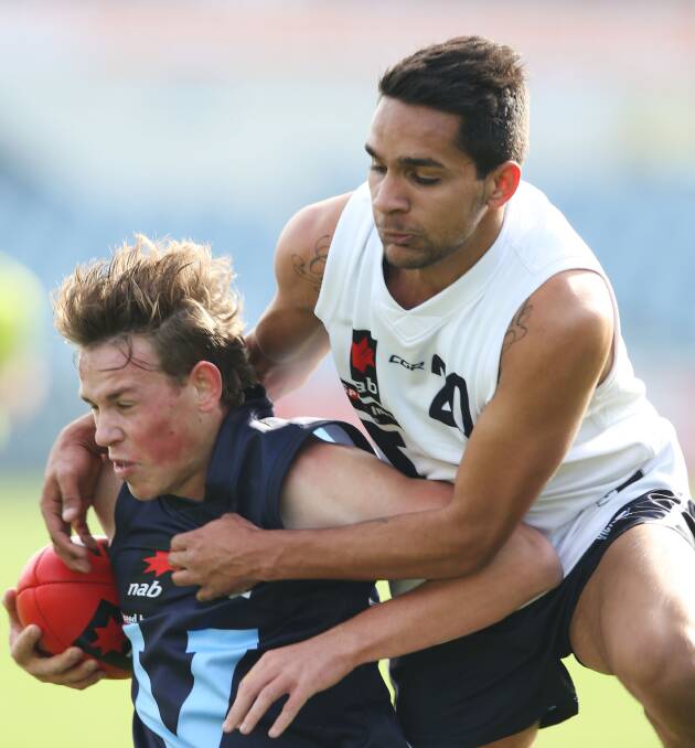 CHANCE: Rebels' speedster Yestin Eades, who hails from Western Australia, is a possible selection in Tuesday night's draft. Pictures: Getty Images